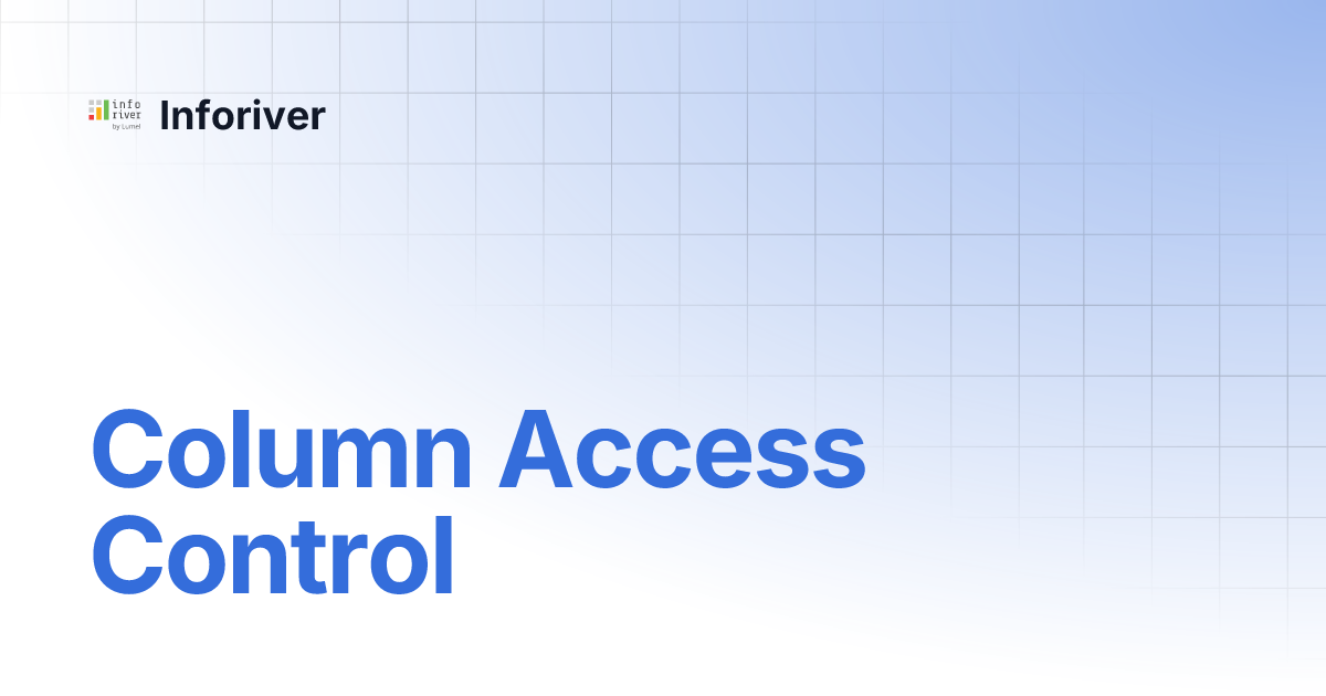Column Access Control | Inforiver