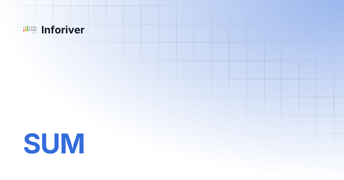 SUM | Premium Table | Inforiver