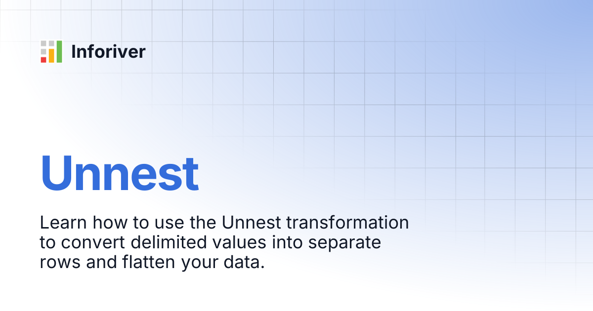 Unnest | Inforiver