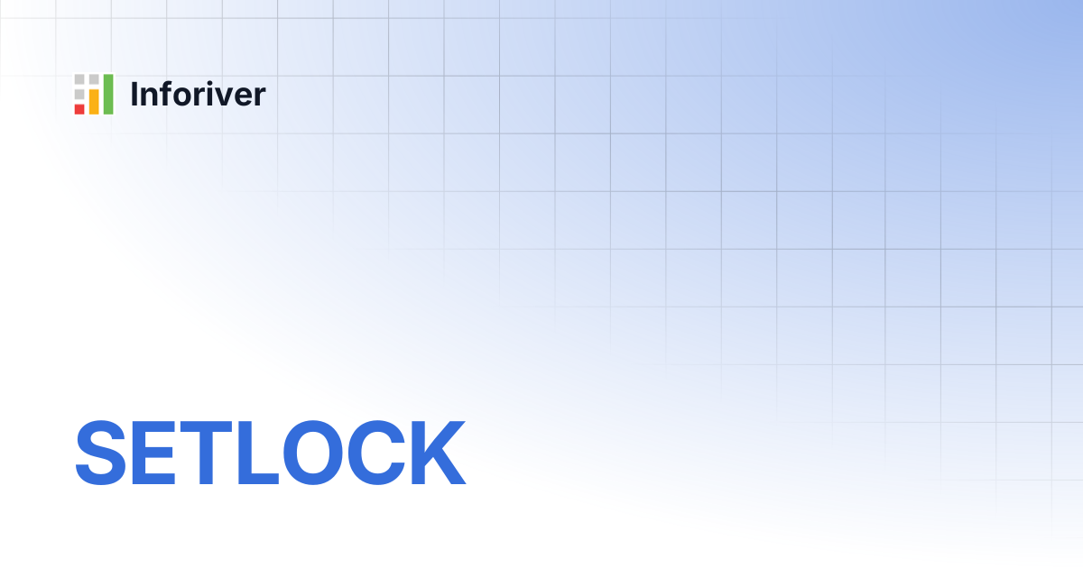SETLOCK | Inforiver